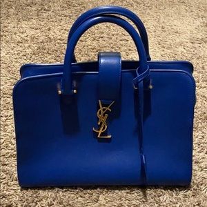 Saint Laurent royal blue handbag